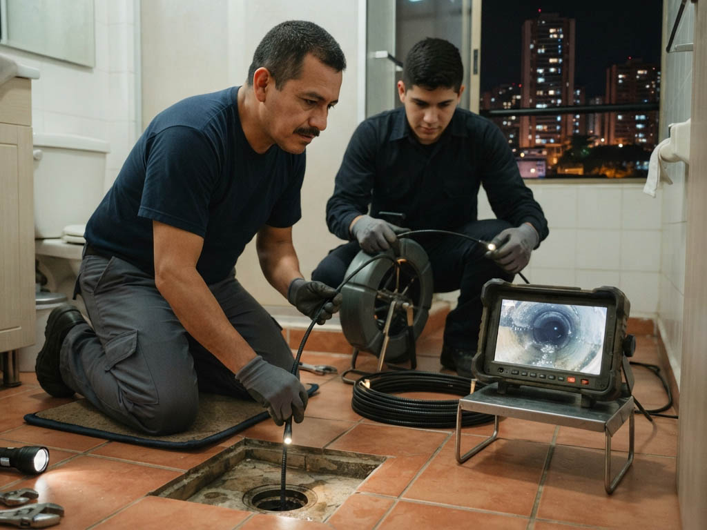 Cámaras de inspección de tuberías Centro